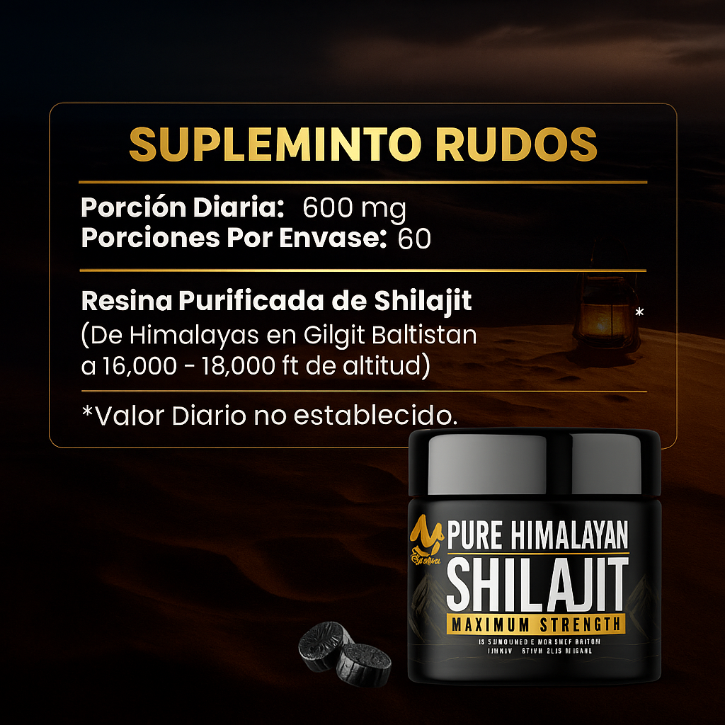 Shilajit Himalaya | Energía natural ⚡